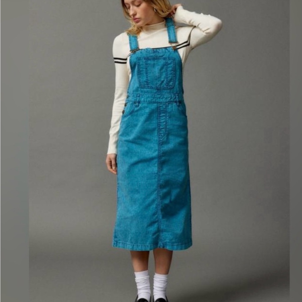 BDG Blue Denim Skirtall Midi